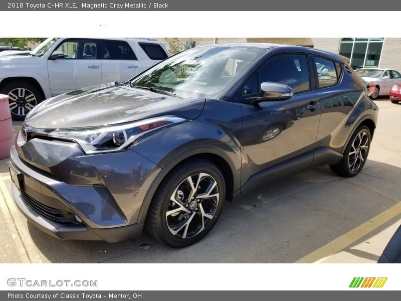 Magnetic Gray Metallic / Black 2018 Toyota C-HR XLE