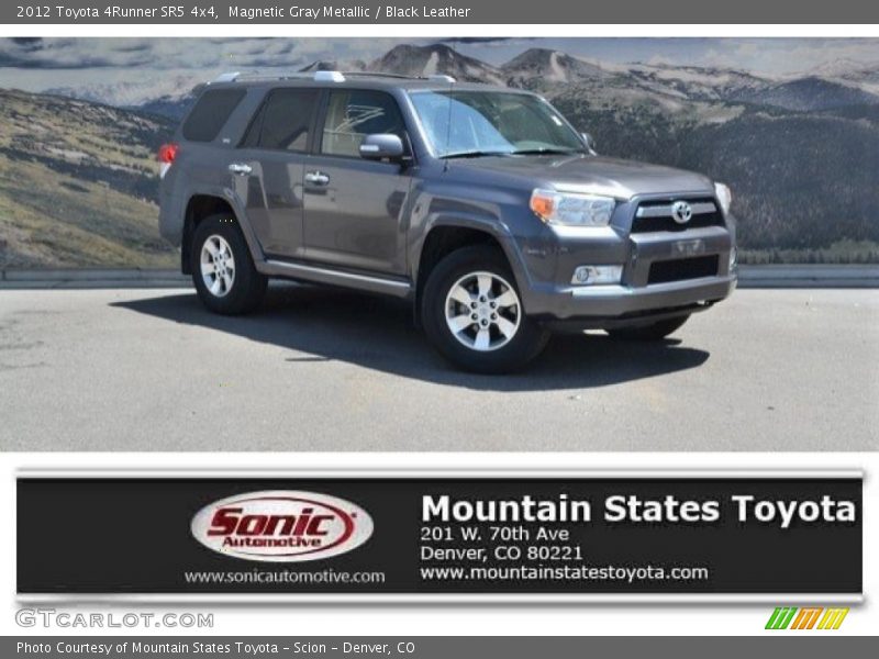 Magnetic Gray Metallic / Black Leather 2012 Toyota 4Runner SR5 4x4
