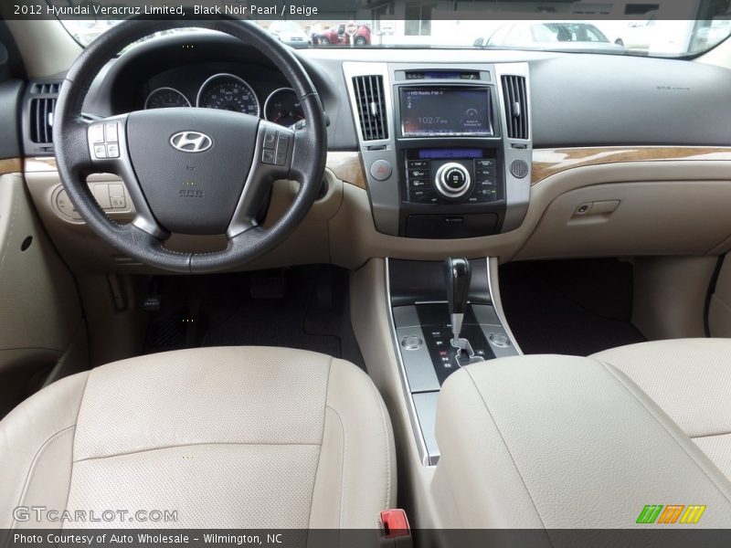 Black Noir Pearl / Beige 2012 Hyundai Veracruz Limited