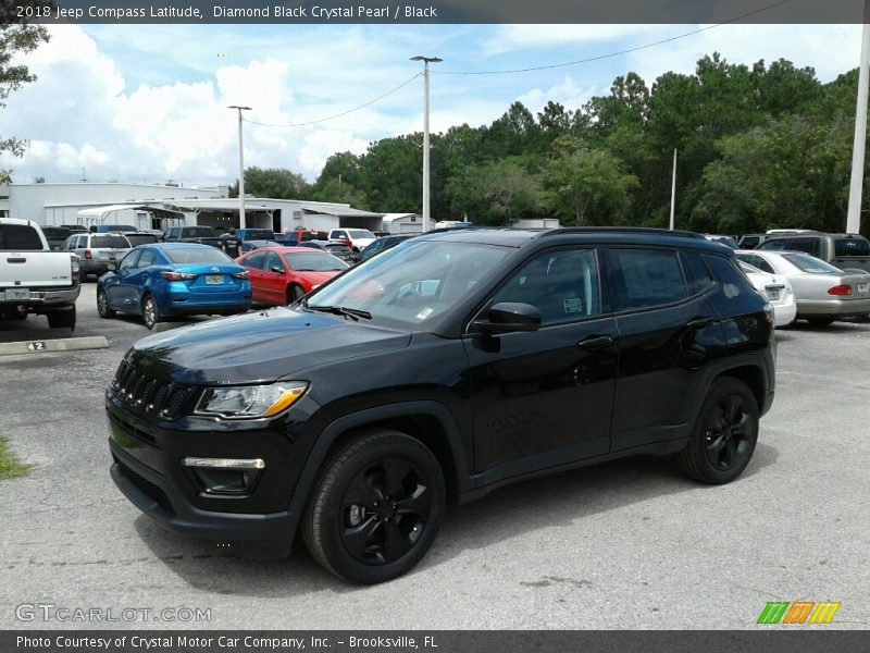 Diamond Black Crystal Pearl / Black 2018 Jeep Compass Latitude