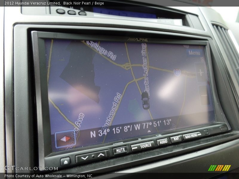 Black Noir Pearl / Beige 2012 Hyundai Veracruz Limited