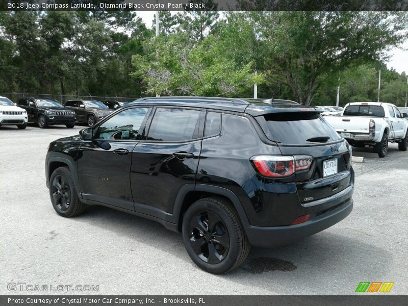 Diamond Black Crystal Pearl / Black 2018 Jeep Compass Latitude