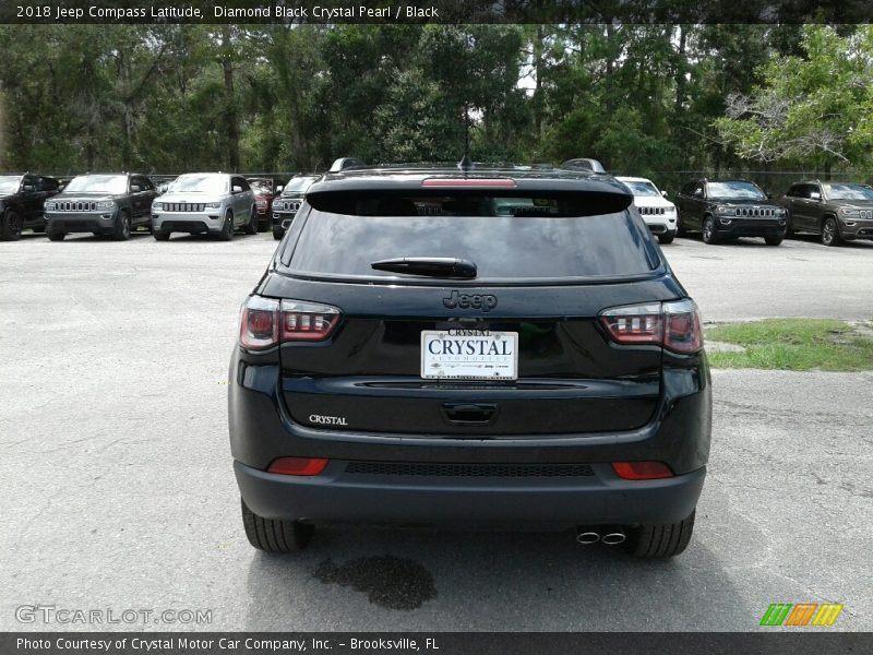 Diamond Black Crystal Pearl / Black 2018 Jeep Compass Latitude