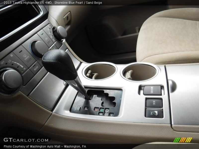 Shoreline Blue Pearl / Sand Beige 2013 Toyota Highlander V6 4WD