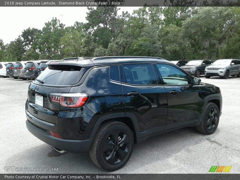 Diamond Black Crystal Pearl / Black 2018 Jeep Compass Latitude