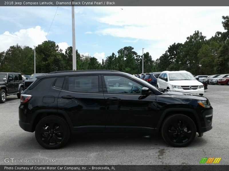 Diamond Black Crystal Pearl / Black 2018 Jeep Compass Latitude