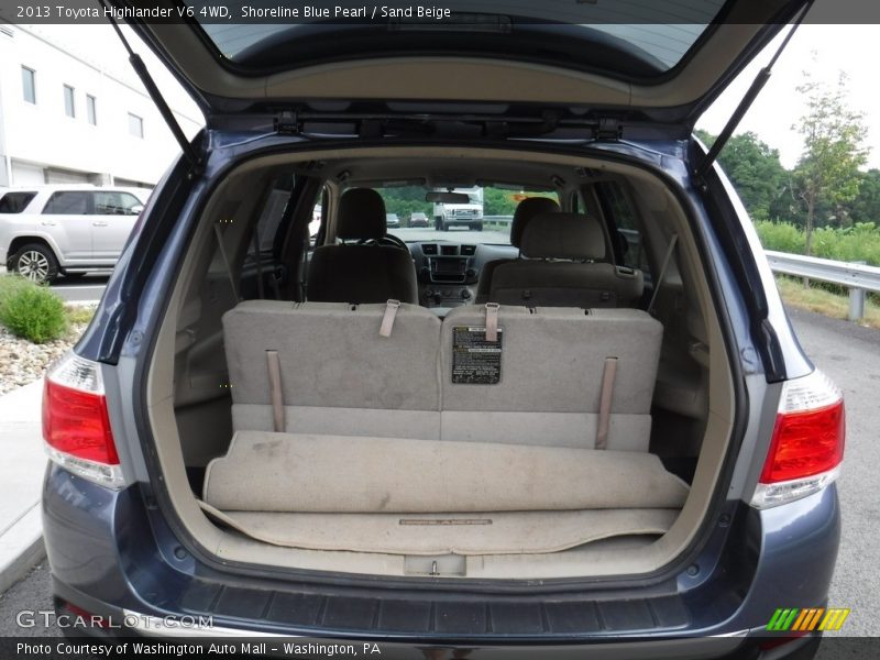 Shoreline Blue Pearl / Sand Beige 2013 Toyota Highlander V6 4WD