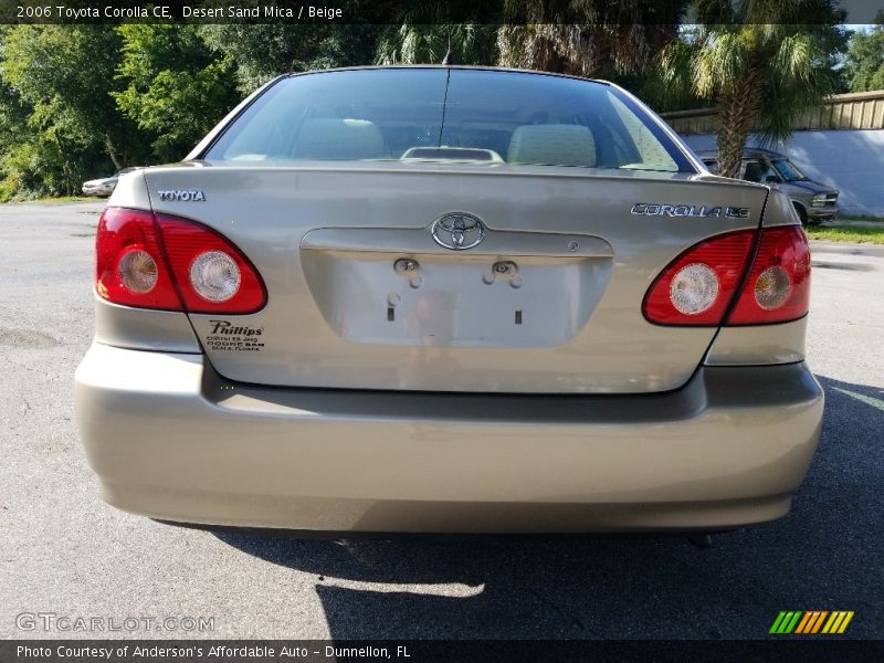 Desert Sand Mica / Beige 2006 Toyota Corolla CE