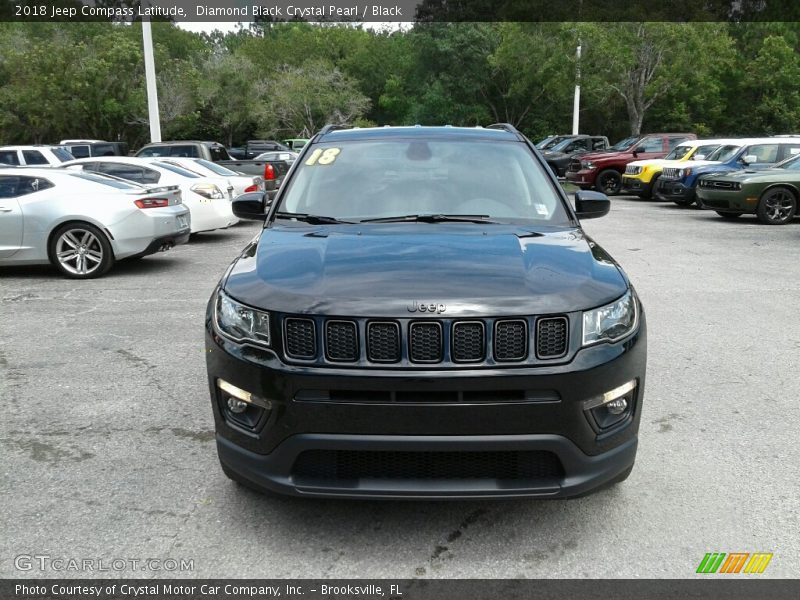 Diamond Black Crystal Pearl / Black 2018 Jeep Compass Latitude