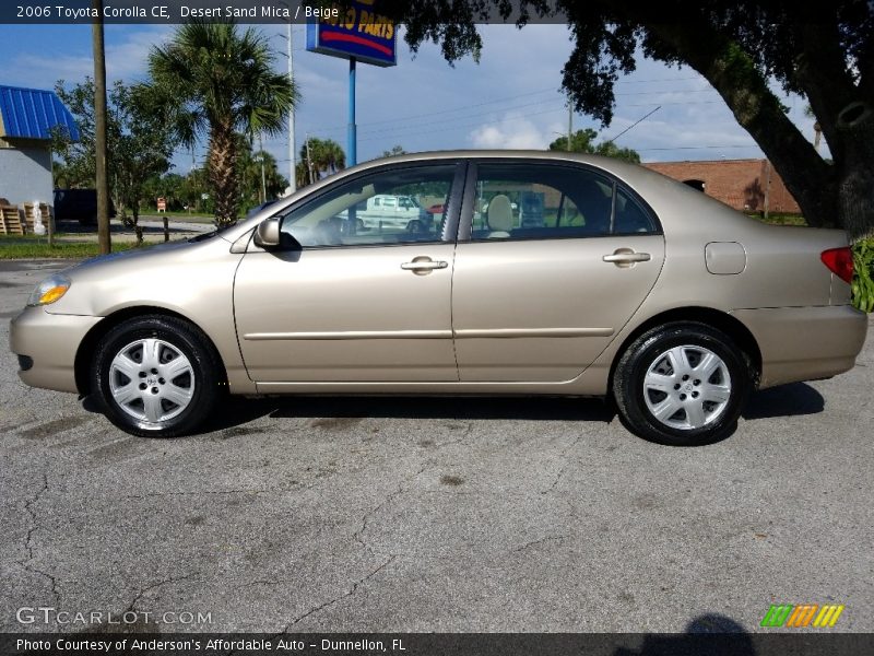 Desert Sand Mica / Beige 2006 Toyota Corolla CE