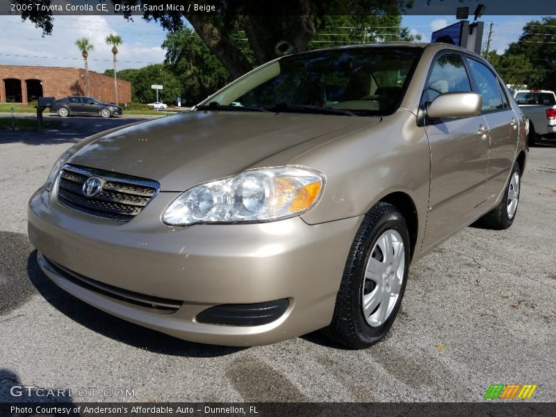 Desert Sand Mica / Beige 2006 Toyota Corolla CE