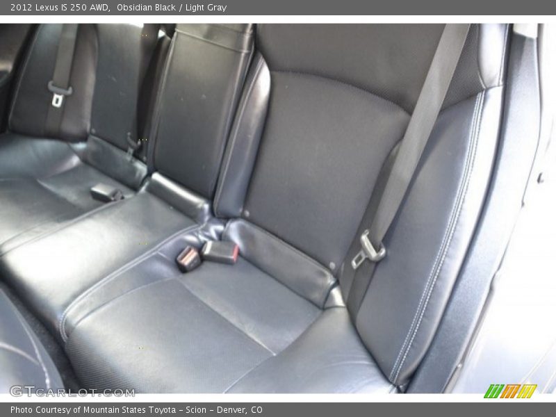 Obsidian Black / Light Gray 2012 Lexus IS 250 AWD