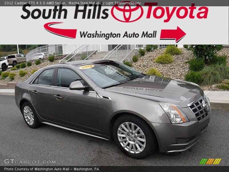 Mocha Steel Metallic / Light Titanium/Ebony 2012 Cadillac CTS 4 3.0 AWD Sedan