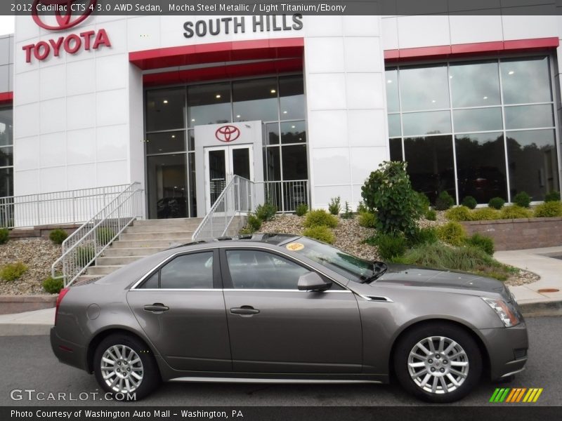 Mocha Steel Metallic / Light Titanium/Ebony 2012 Cadillac CTS 4 3.0 AWD Sedan