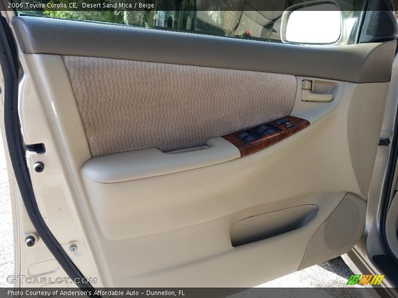 Desert Sand Mica / Beige 2006 Toyota Corolla CE