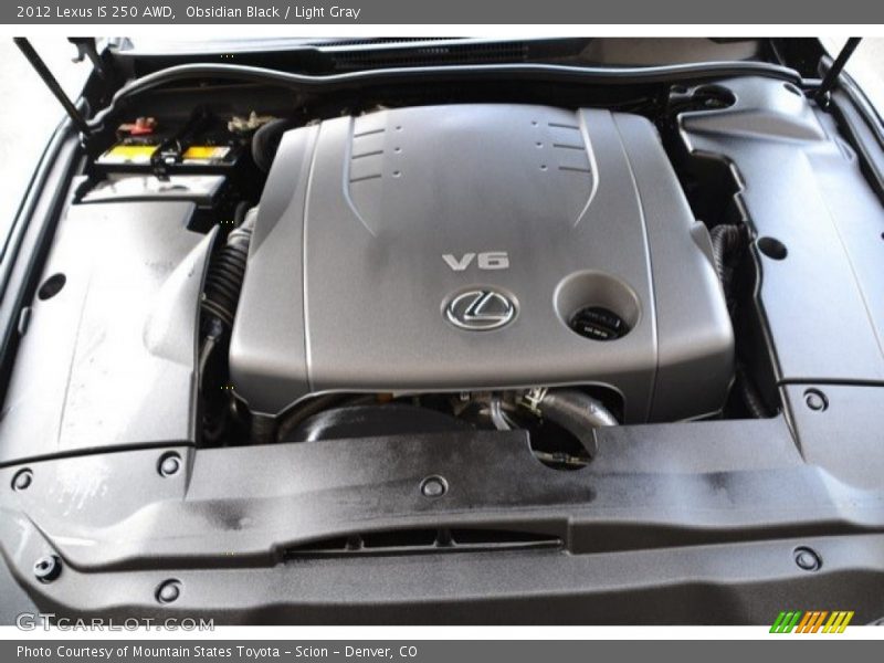 Obsidian Black / Light Gray 2012 Lexus IS 250 AWD