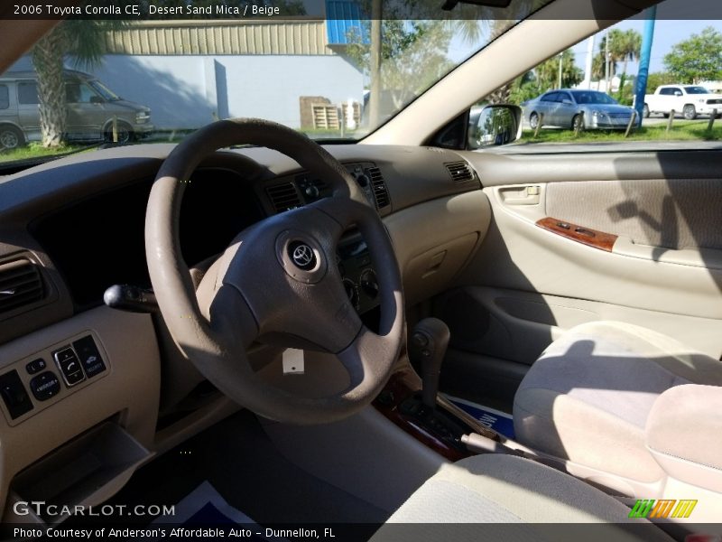 Desert Sand Mica / Beige 2006 Toyota Corolla CE