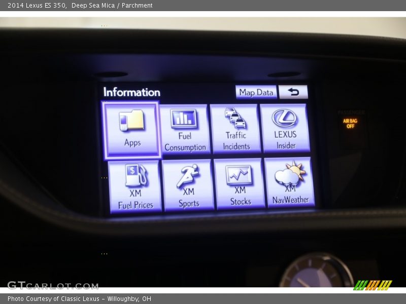 Deep Sea Mica / Parchment 2014 Lexus ES 350