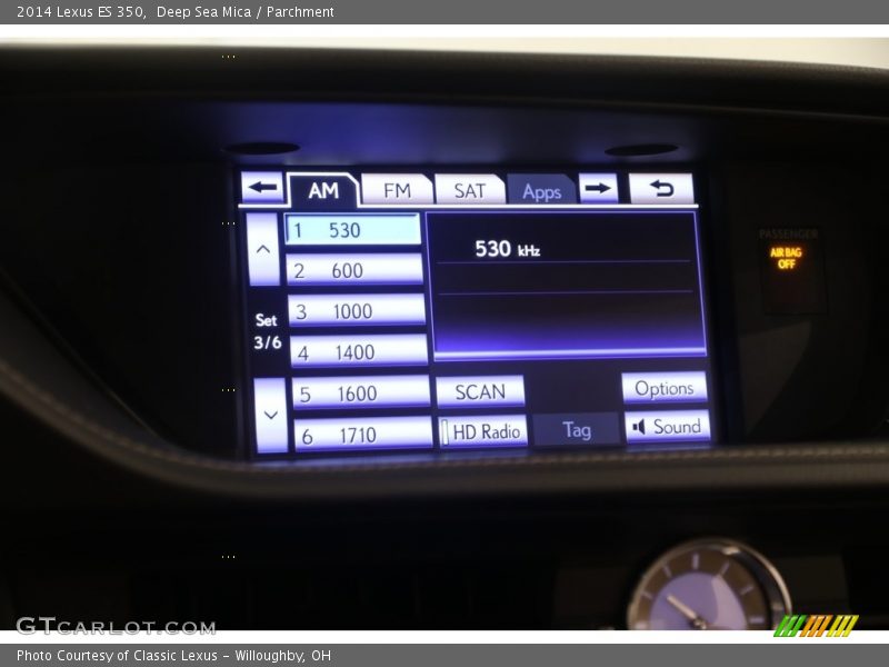 Deep Sea Mica / Parchment 2014 Lexus ES 350