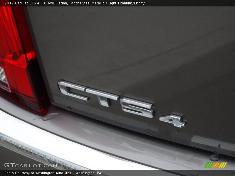 Mocha Steel Metallic / Light Titanium/Ebony 2012 Cadillac CTS 4 3.0 AWD Sedan