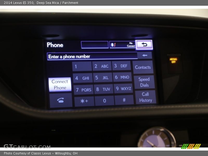 Deep Sea Mica / Parchment 2014 Lexus ES 350