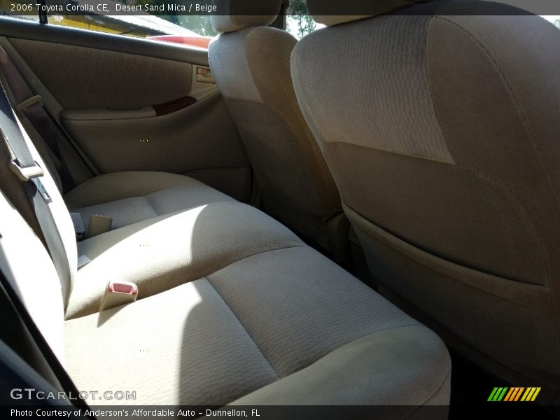 Desert Sand Mica / Beige 2006 Toyota Corolla CE