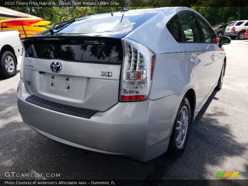 Classic Silver Metallic / Dark Gray 2010 Toyota Prius Hybrid III