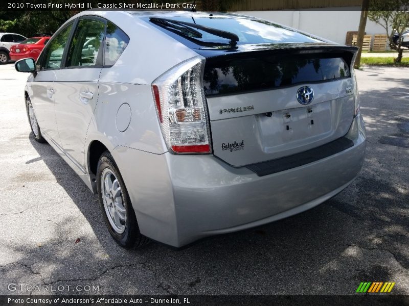 Classic Silver Metallic / Dark Gray 2010 Toyota Prius Hybrid III