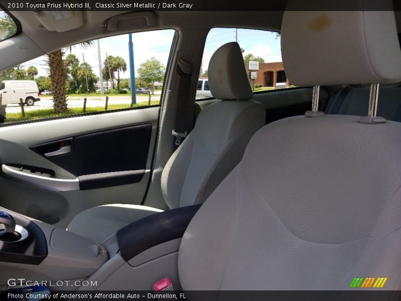 Classic Silver Metallic / Dark Gray 2010 Toyota Prius Hybrid III