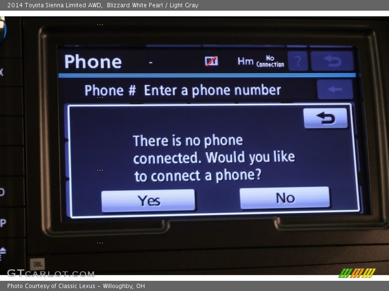 Blizzard White Pearl / Light Gray 2014 Toyota Sienna Limited AWD