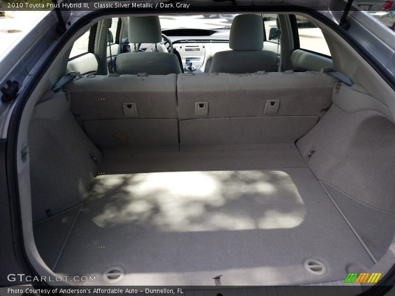 Classic Silver Metallic / Dark Gray 2010 Toyota Prius Hybrid III