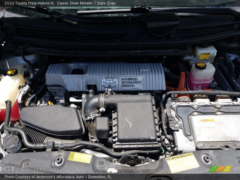 Classic Silver Metallic / Dark Gray 2010 Toyota Prius Hybrid III