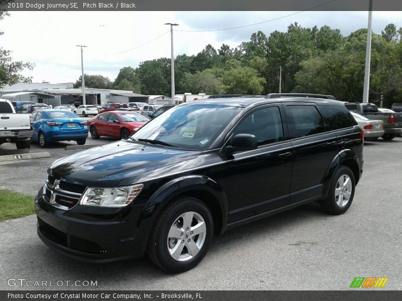 Pitch Black / Black 2018 Dodge Journey SE