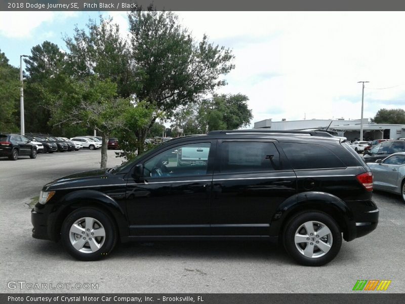Pitch Black / Black 2018 Dodge Journey SE