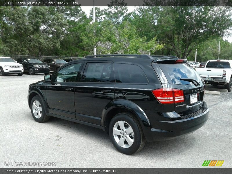 Pitch Black / Black 2018 Dodge Journey SE