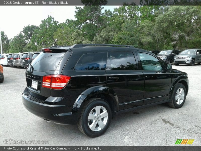 Pitch Black / Black 2018 Dodge Journey SE