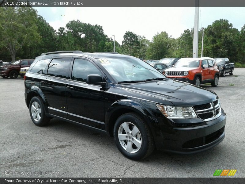 Pitch Black / Black 2018 Dodge Journey SE