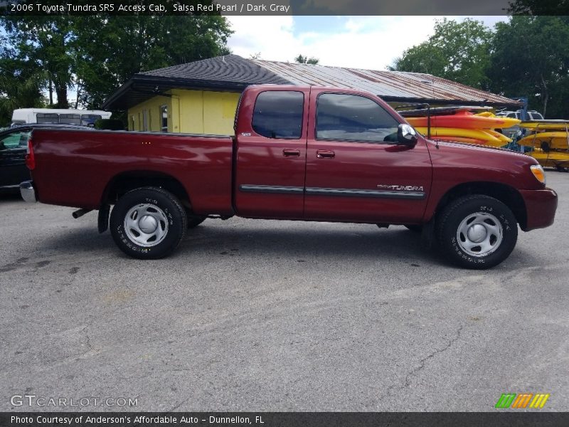 Salsa Red Pearl / Dark Gray 2006 Toyota Tundra SR5 Access Cab