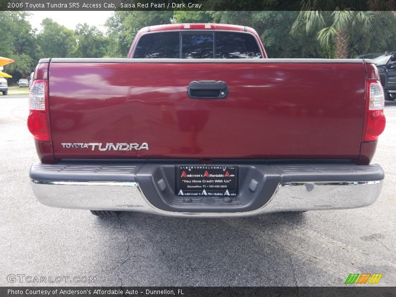 Salsa Red Pearl / Dark Gray 2006 Toyota Tundra SR5 Access Cab