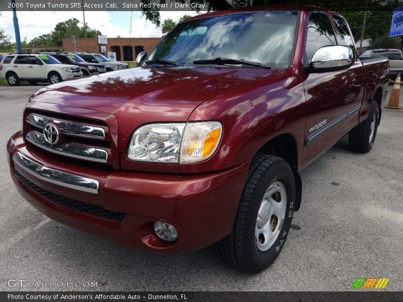Salsa Red Pearl / Dark Gray 2006 Toyota Tundra SR5 Access Cab