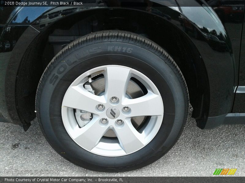 Pitch Black / Black 2018 Dodge Journey SE