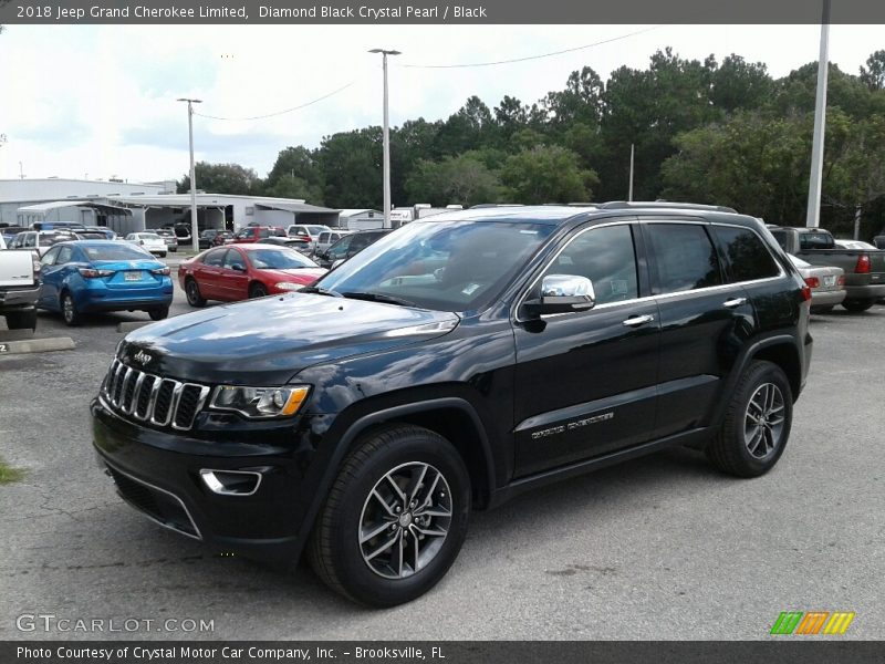 Diamond Black Crystal Pearl / Black 2018 Jeep Grand Cherokee Limited
