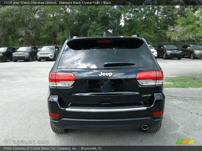 Diamond Black Crystal Pearl / Black 2018 Jeep Grand Cherokee Limited