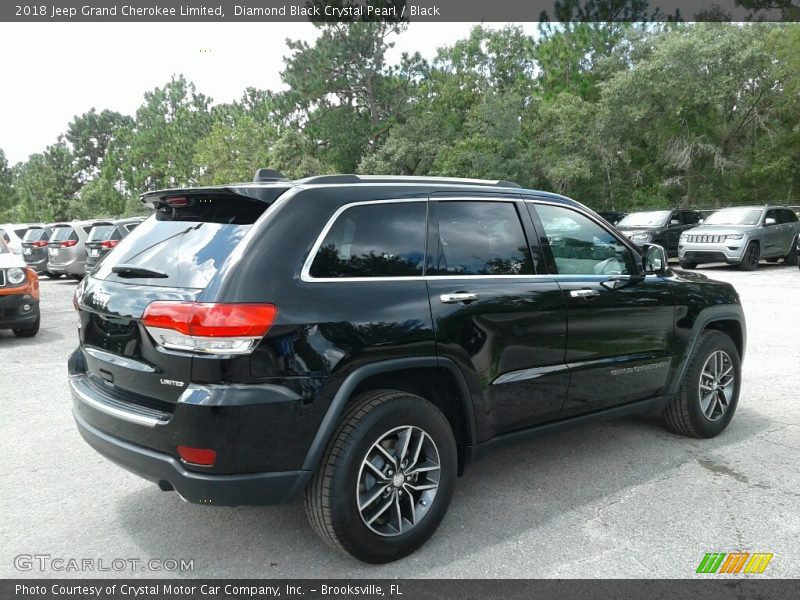 Diamond Black Crystal Pearl / Black 2018 Jeep Grand Cherokee Limited