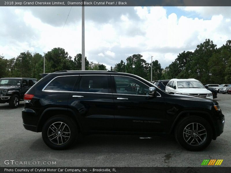 Diamond Black Crystal Pearl / Black 2018 Jeep Grand Cherokee Limited