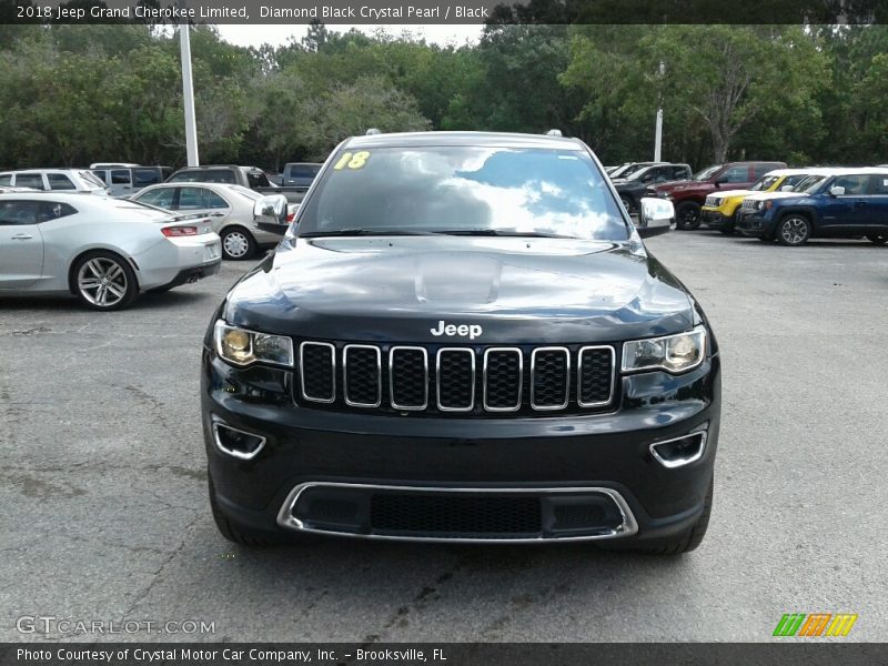 Diamond Black Crystal Pearl / Black 2018 Jeep Grand Cherokee Limited