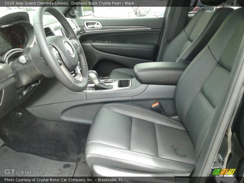Diamond Black Crystal Pearl / Black 2018 Jeep Grand Cherokee Limited