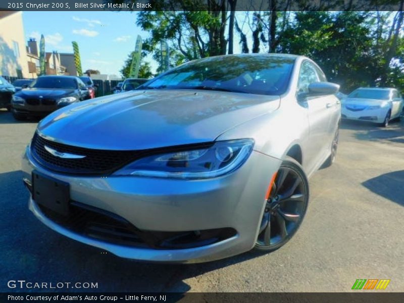 Billet Silver Metallic / Black 2015 Chrysler 200 S