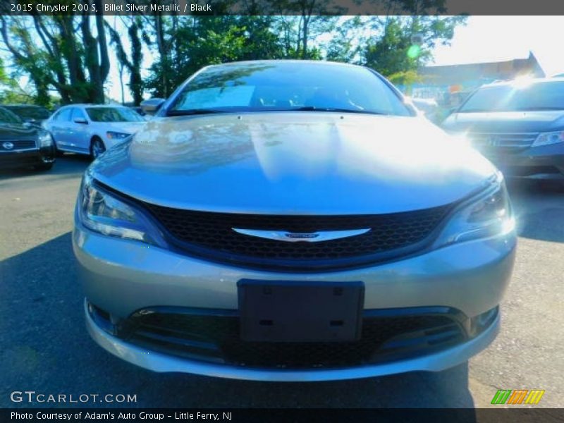 Billet Silver Metallic / Black 2015 Chrysler 200 S
