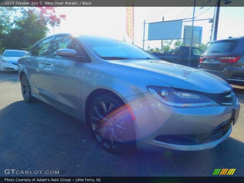 Billet Silver Metallic / Black 2015 Chrysler 200 S